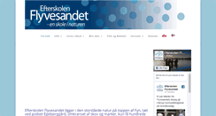 Desktop Screenshot of flyvesandet.dk