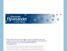 Tablet Screenshot of flyvesandet.dk